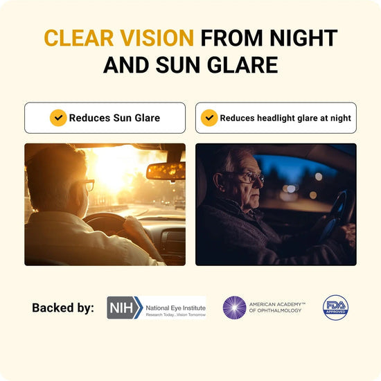 HEADLIGHT GLASSES ™ WITH GLARECUT TECHNOLOGY