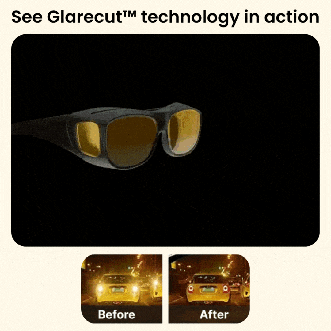 HEADLIGHT GLASSES ™ WITH GLARECUT TECHNOLOGY